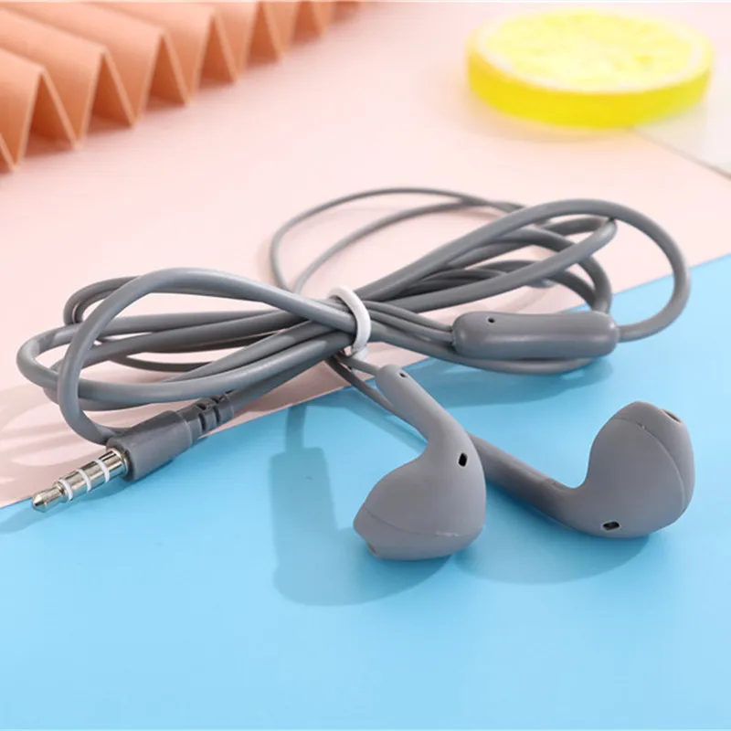 1 Pcs แบบมีสาย Super Bass ในตัวไมโครโฟน3.5มม.หูฟังแฮนด์ฟรี8สีสำหรับโทรศัพท์หูฟังคุณภาพสูง
