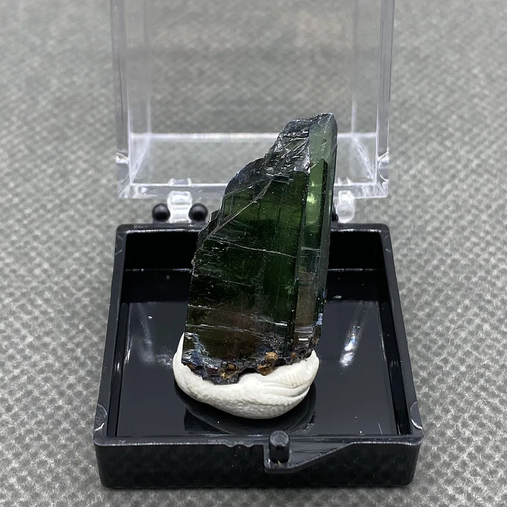 100% natural rare Brazil Vivianite （Blue ironearth） mineral specimen stones and crystals healing crystals quartz +Box 3.5c'm