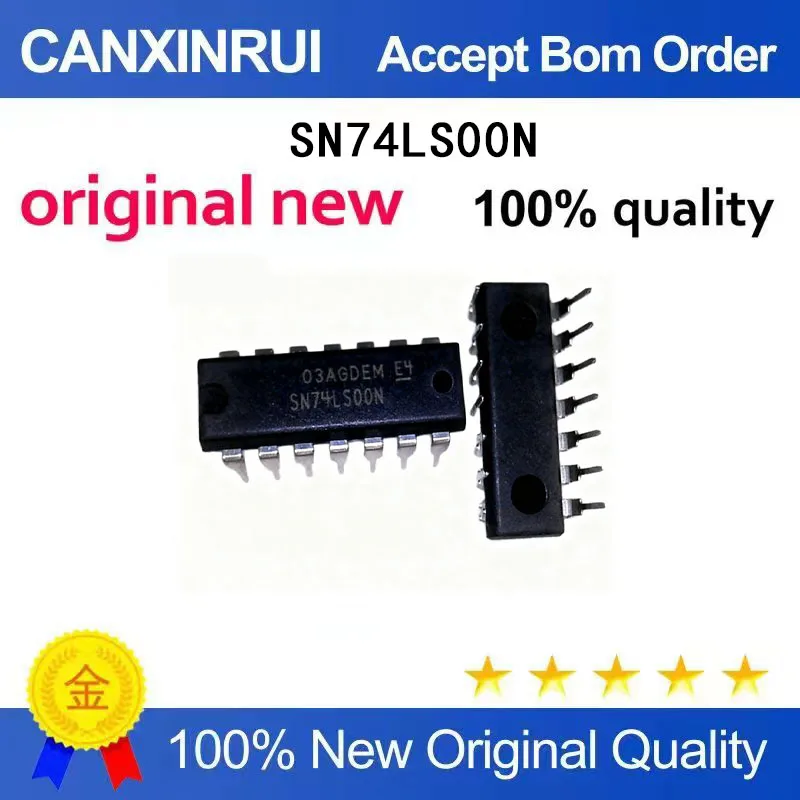 

(5-100 Pieces) New stock SN74LS00N DIP-14 integrated circuit IC