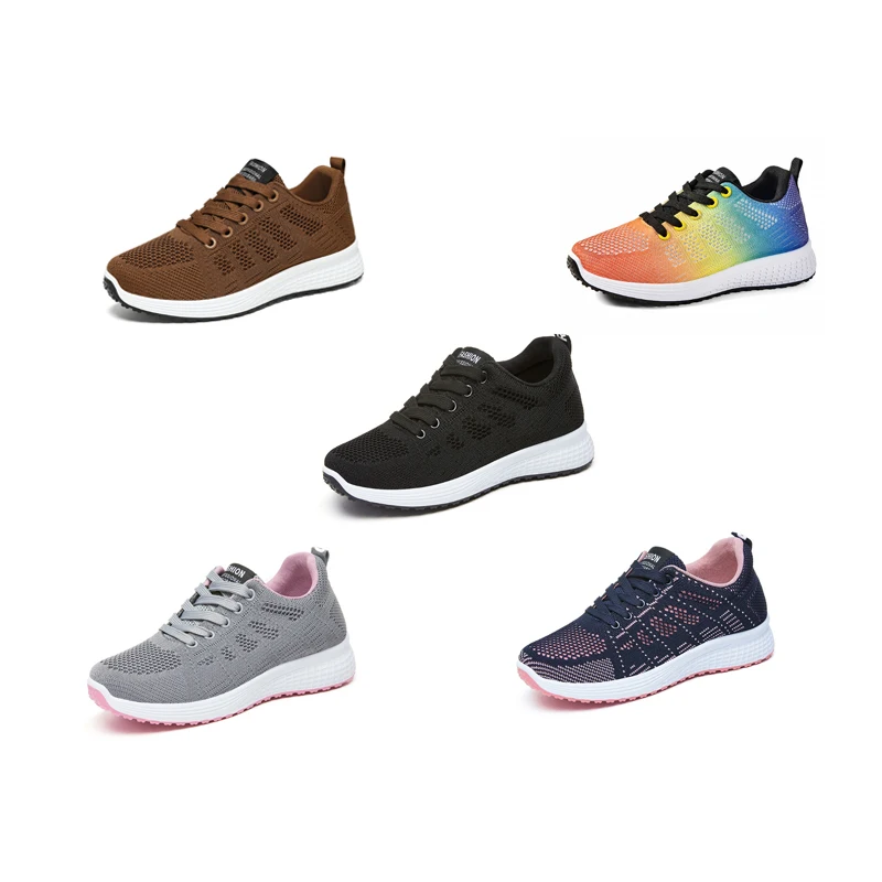 

New Style Women's Soft Soled Casual Trendy Sports Shoes Women Casual Ventilate Sneaker Women's Vulcanize Comfortable Shoes