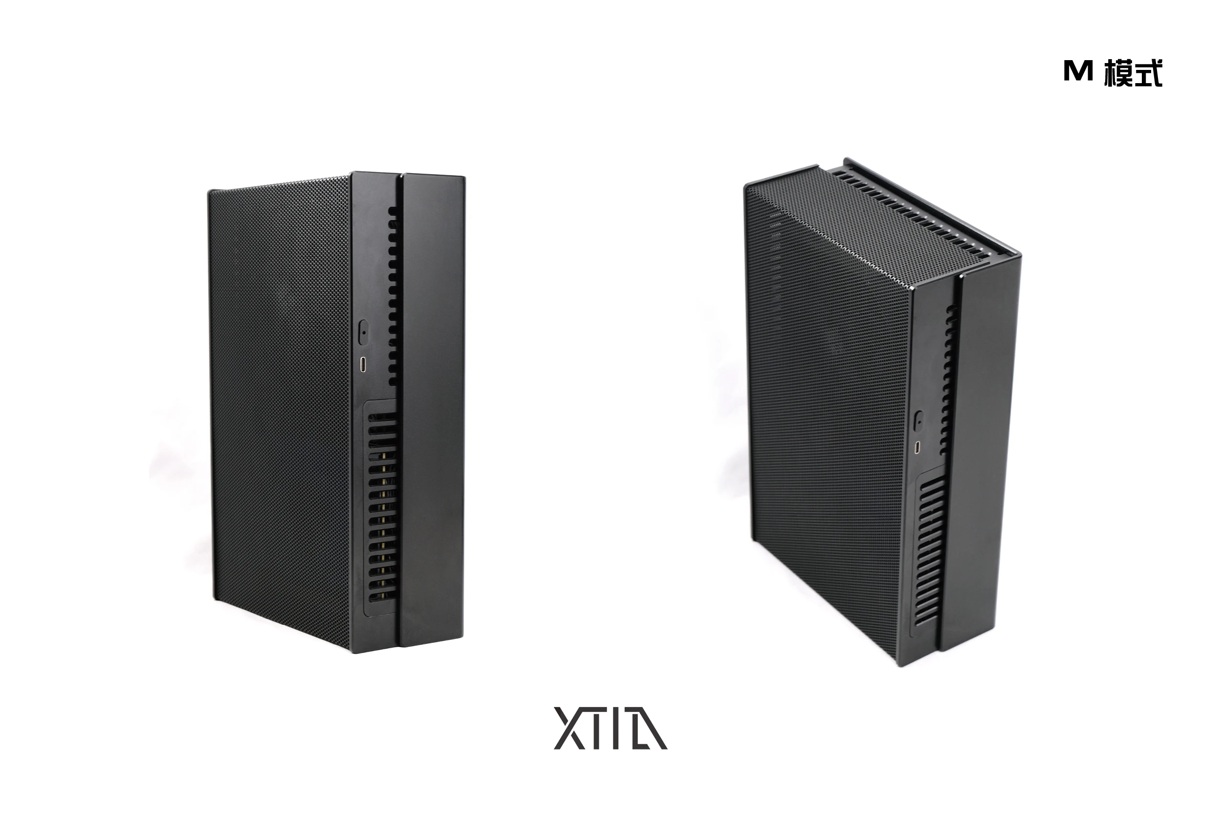 XSlim-Mini-chasis expandible 1U ITX, portátil, A4, Mini chasis de escritorio