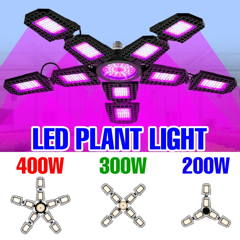 

400W LED Grow Light Bulb Full Spectrum Hydroponics Plant Cultivation Lamp Greenhouse Growth Tent Tomato Vegetables Fill Lighting