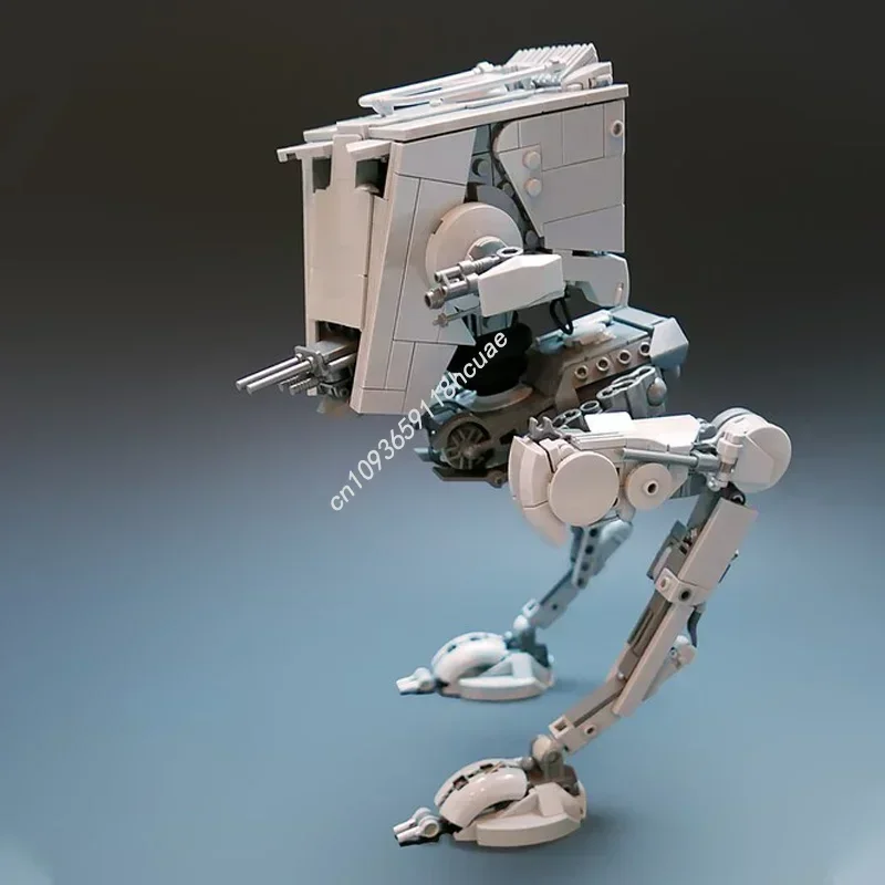 905pcs Star Battle Movie Articulated AT-ST Chicken Walker Moc Building Blocks Toys Combat Robot Mecha Bricks Model Birthday Gift
