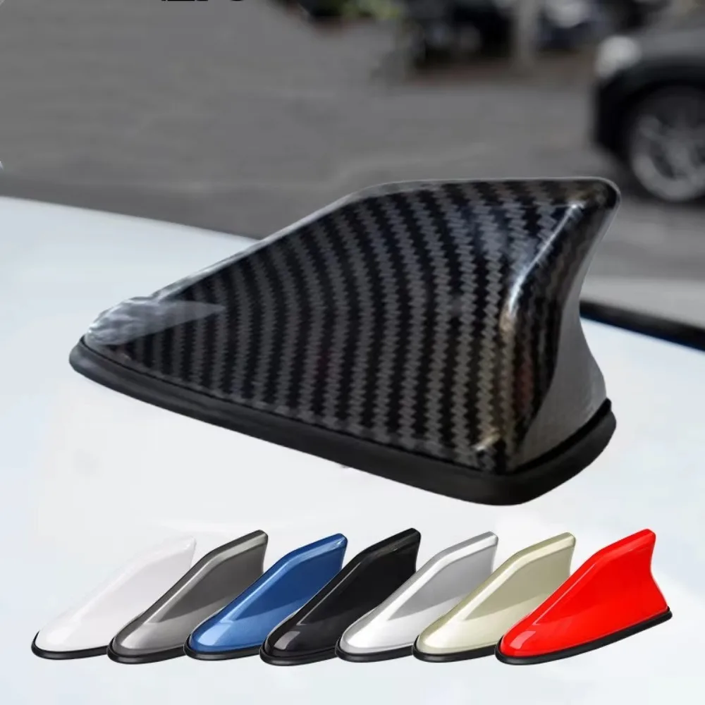 Car Shark Fin Antenna Cover Base Replacement Radio Signal Aerials Roof Exterior Accessories Decoration