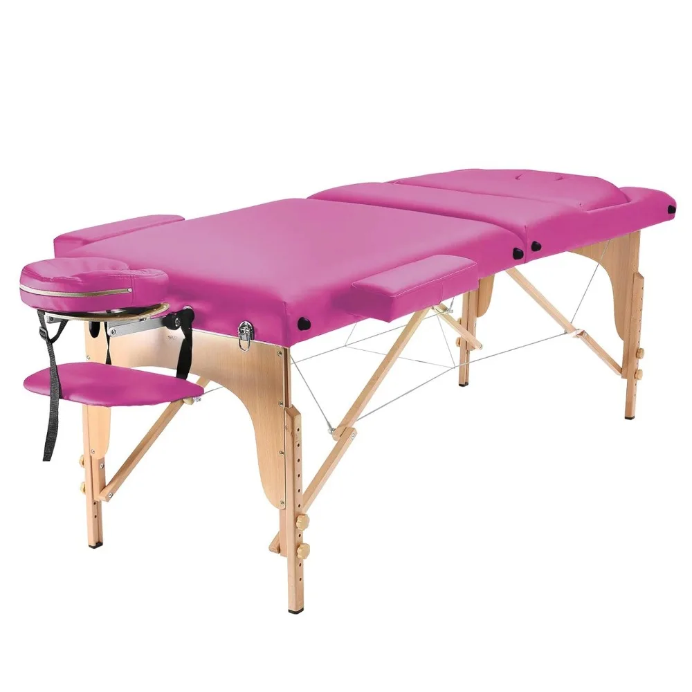 Professional Portable Massage Table with Backrest Detachable accessories Oil & water-proof Premium comfort Massage Tables