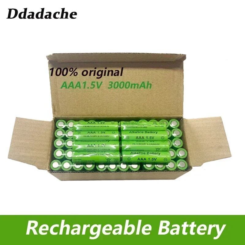 

New 1.5V Rechargeable Battery, AAA1.5V3000mAh, Plus Charger Set Alkaline Technology, Suitable for Remote Control,shaver