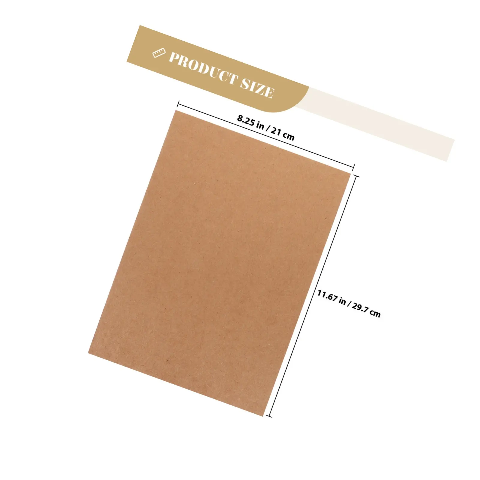 10Sheets Kraft Card Paper Thick Painting Cardstock Sketch Paper for Drawing Oil Pastel Marker Art Painting Papers for Artists - view 5