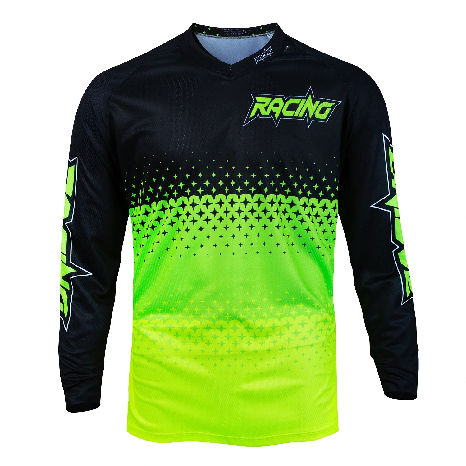Profi-Motocross-Shirt mit langen Ärmeln, Mountainbike-Downhill-Trikot, Cross-Country-Fahrrad-Rennshirt, schnelltrocknendes Mountainbike-T-Shirt – Detail 4