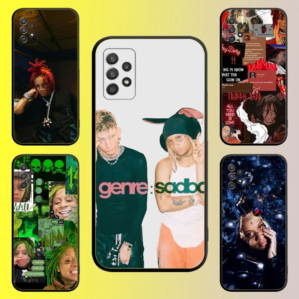 Rapper T-Trippie Redd Phone Case For Samsung Galaxy A13,A21s,A22,A31,A32,A52,A53,A71,A80,A91 Soft Black Shell