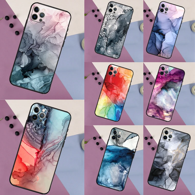 Beachy Pastel Abstract Painting Case For OnePlus 10 Pro 15 13 12 11 13T 15R 13R 10R 10T 8T Nord CE 5 4 2 3 Lite N20 N30 Cover