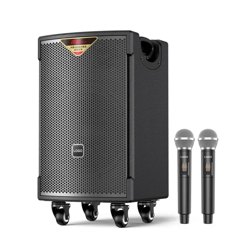 ZW-B12 Portable Bluetooth Speaker 150 Watts Big Size Trolley Speakers Built in 12 Inch Woofer 4 Inch Tweeter for Stage Church