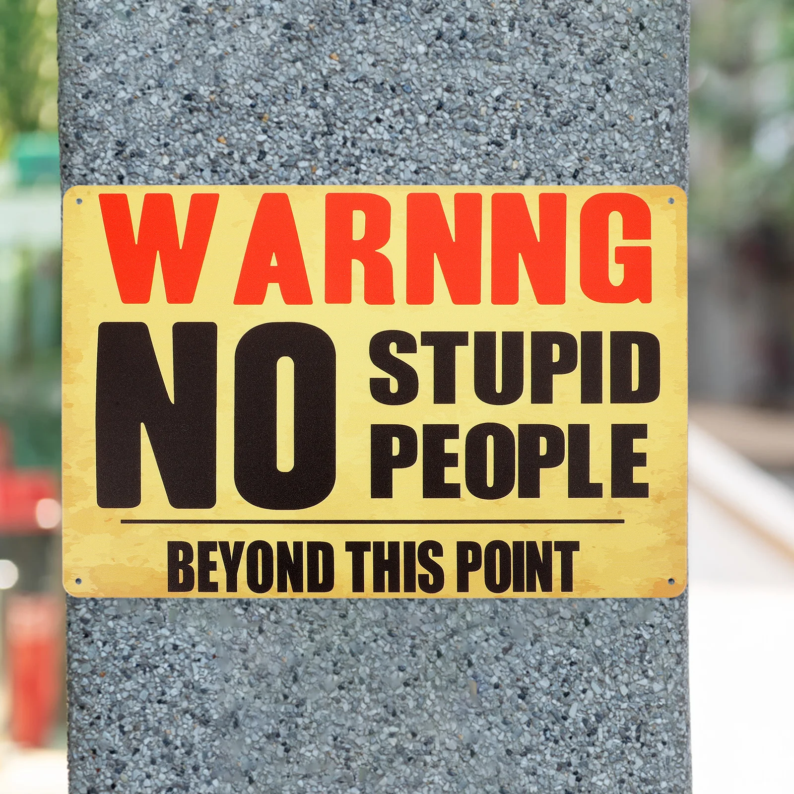 علامة القصدير الرجعية لا ممارسة التعدي على الممتلكات الخاصة تحذير في الهواء الطلق حديقة جدار ديكور الحذر إشعار علامة السلامة المرورية #6