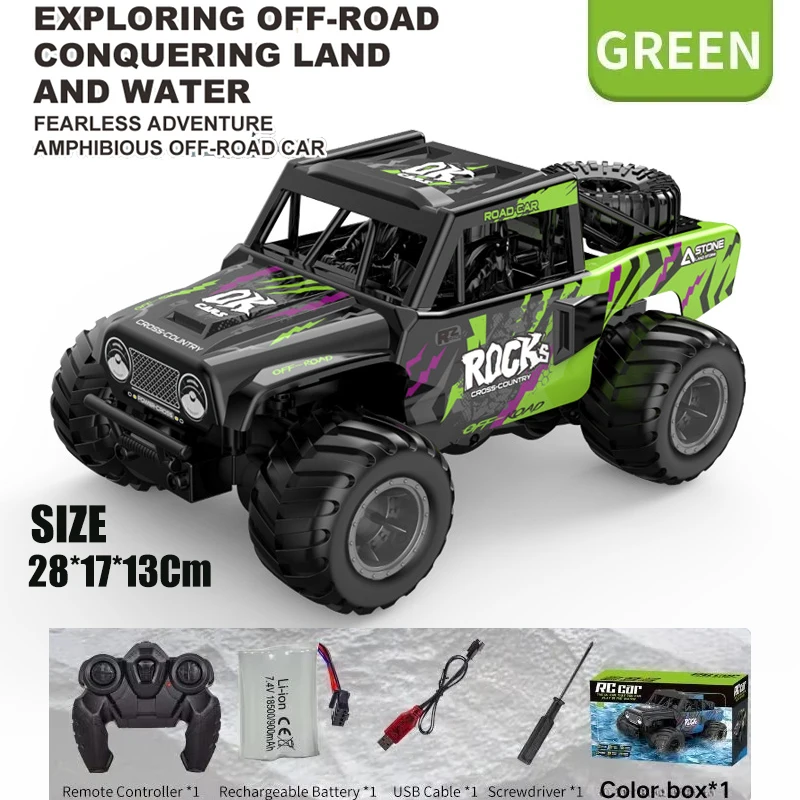 

JJRC Q191 2,4G Внедорожный внедорожный джип Водная дорога-амфибия с полным приводом Альпинистский внедорожник Уличная игрушка в подарок