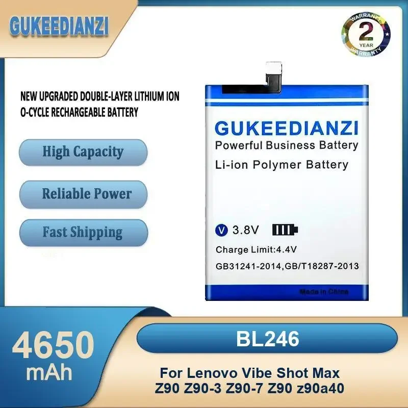 بطارية لينوفو فيبي P2 K6 شوت ماكس S1 لايت X2 X2-TO S1 S1c50 S1a40 X S960 Z K910 Z2 BL262 BL267 BL246 BL260 BL272 BL231 #3