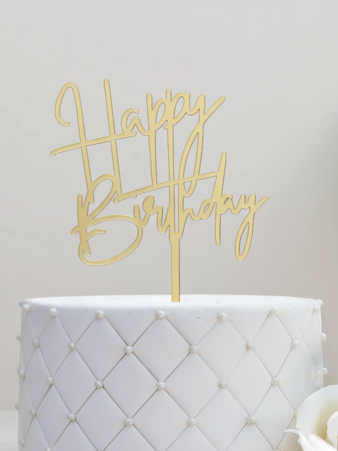 3Pcs Gold Birthday …