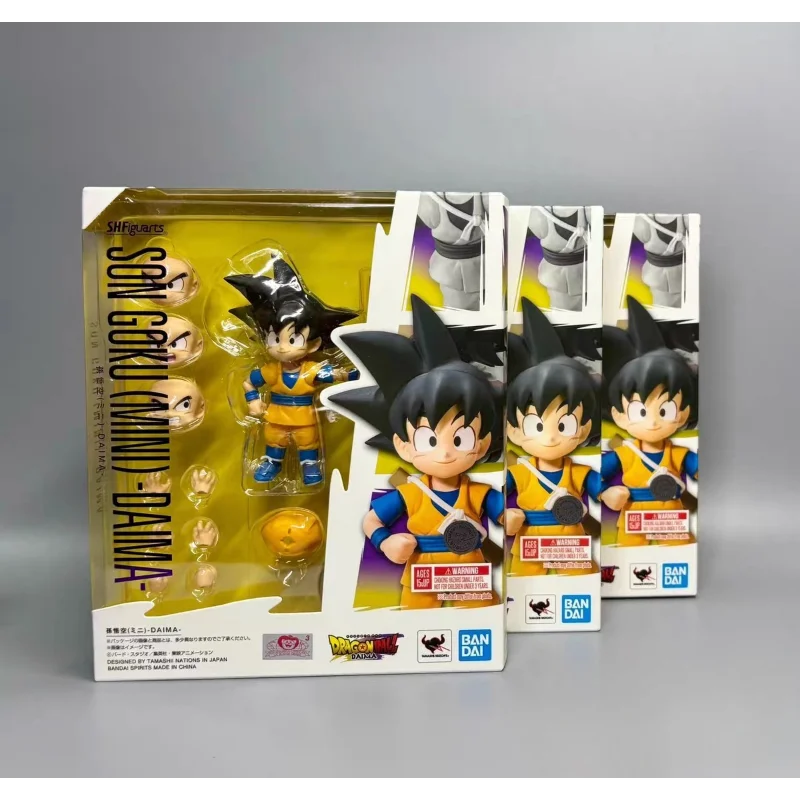 

Оригинальная фигурка Bandai SHF S.H.Figuarts Dragon Ball DAIMA Mini Son Goku Saiyan, аниме-фигурка, модель, игрушка, подарок для мальчиков