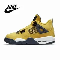Nike Air Jordan 4  AJ4 men's basketball sneakers light training sneakers breathable comfortable sneakers basketball shoes