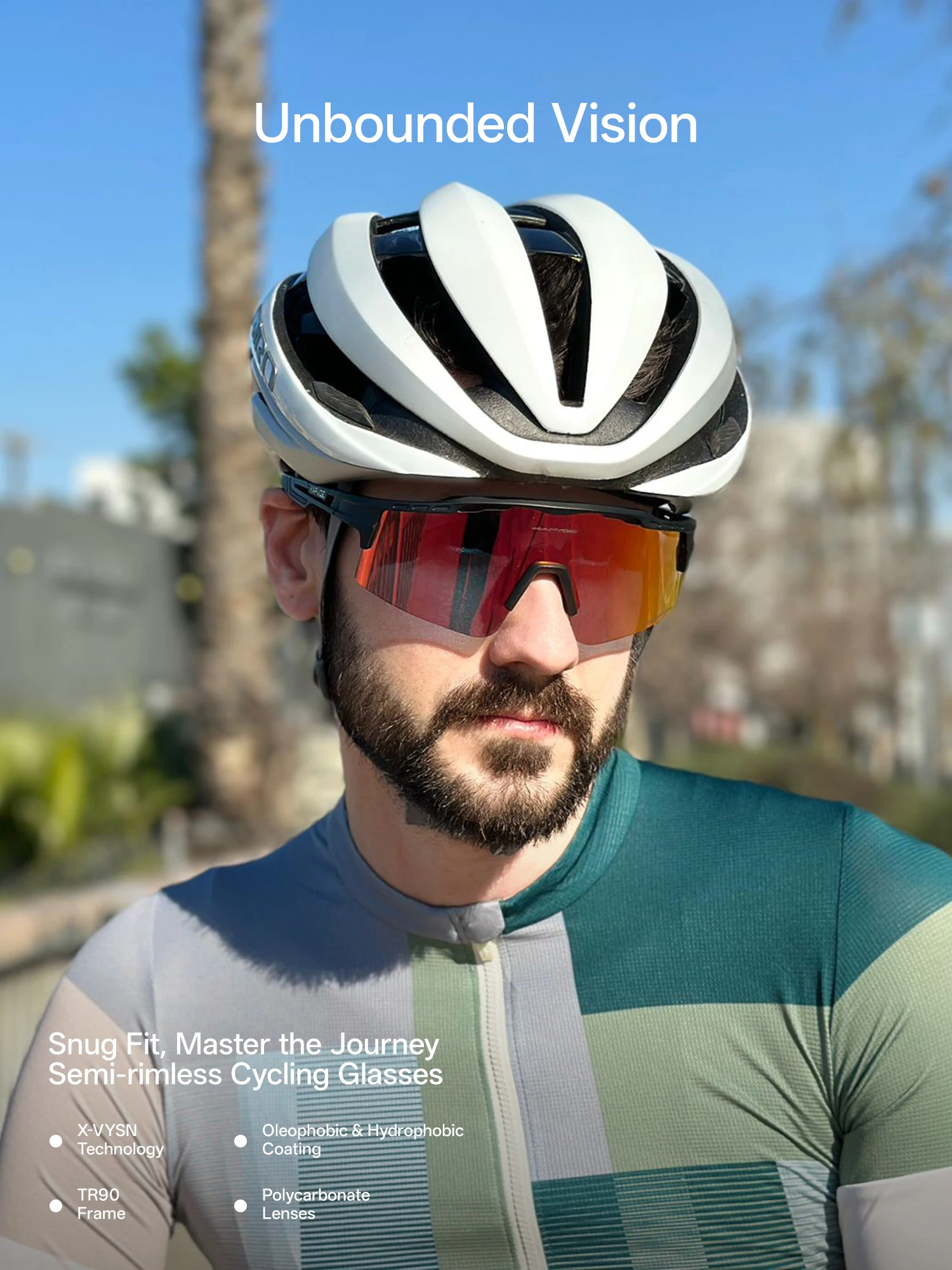 KAPVOE UV400 Protection Men Women Sports Eyewear Outdoor Riding Goggles Hiking Glasses MTB Road Bike Sunglasses Cycling Glasses