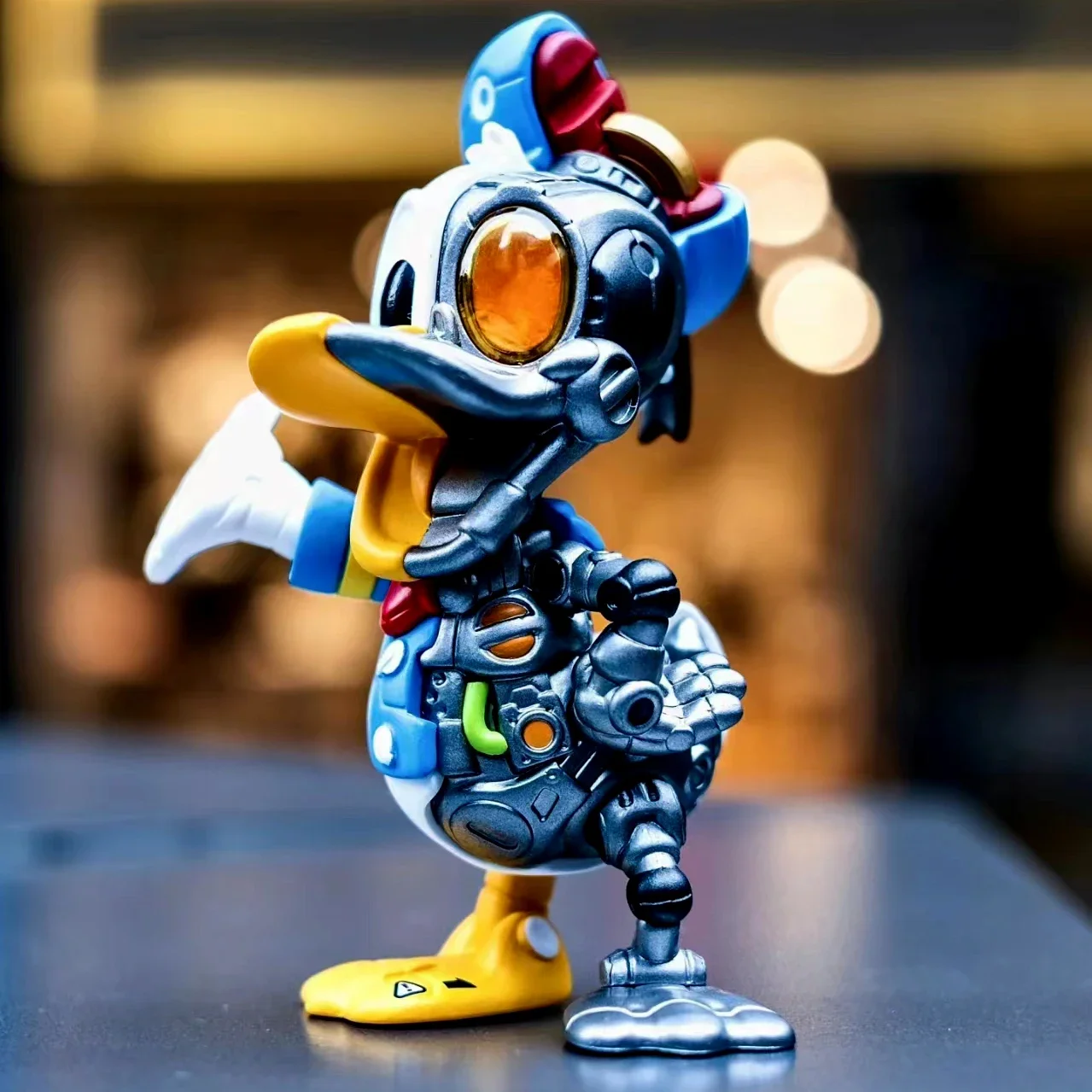 Disney Mickey And Friends Cyborg Series Goofy Donald Duck Minnie Daisy Pluto Action Figure Toys Dolls Christmas Gift for Kids