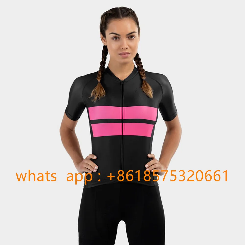 2023 Women\'s Cycling Jersey Short Sleeve Tops Pro Team Bicycle Clothing Custom Maillot Bike Apparel Sportswear Quick Dry Shirt