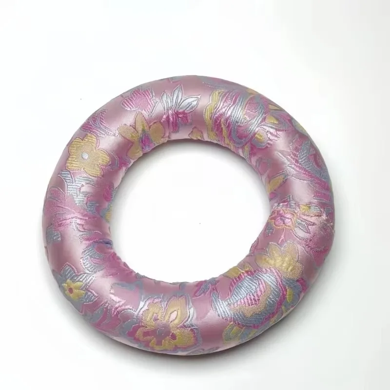 Luxury Singing Bowl Mat Handmade Quartz Bowl Anti Slip Mat Yoga Meditation Tibetan Bowls Pillow Percussion Instrument Parts