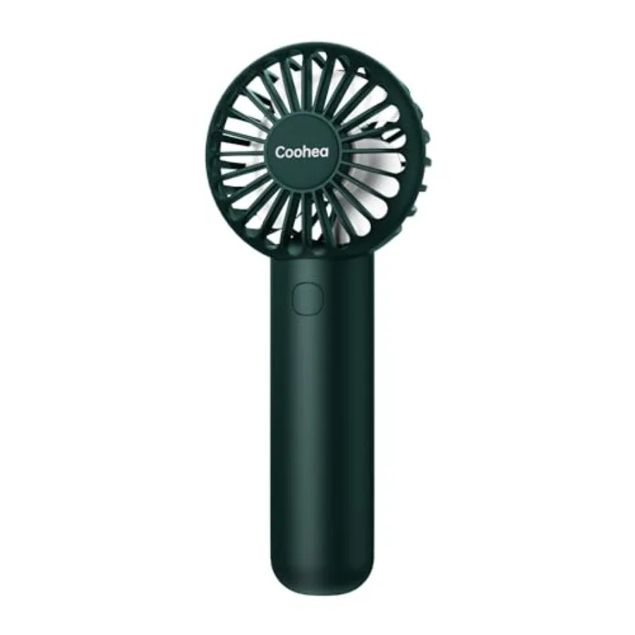 

Mini Handheld Fan, Small Cute Design, 3 Powerful Speeds, USB Rechargeable Battery Operated, Personal Portable Fan with Base and