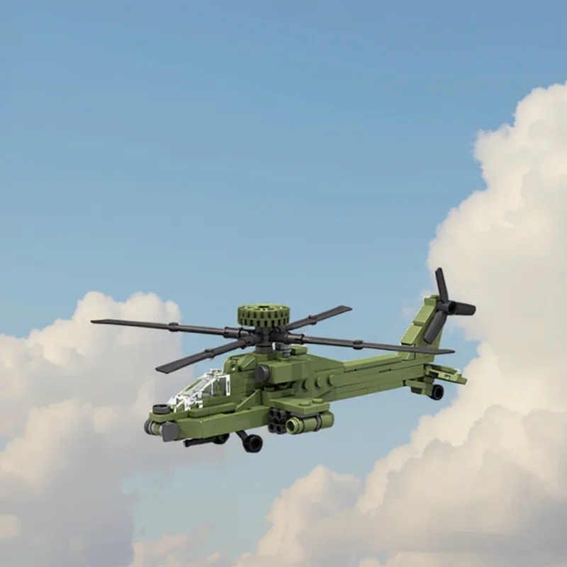 144 pièces MOC AH Apache MICRO créé modèle blocs de construction Architecture cadeaux de noël bricolage éducation brique enfants jouets anniversaire