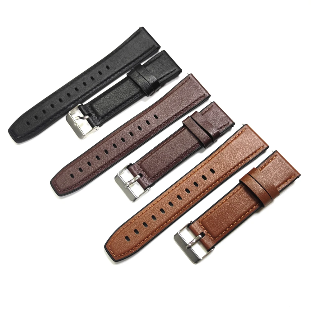 22 مللي متر حزام ل Garmin Venu 4 45 مللي متر Venu 3 2 Forerunner 570 47 مللي متر 265 255 هواوي GT6 6Pro 46 مللي متر Smartwatch الجلود + سوار سيليكون