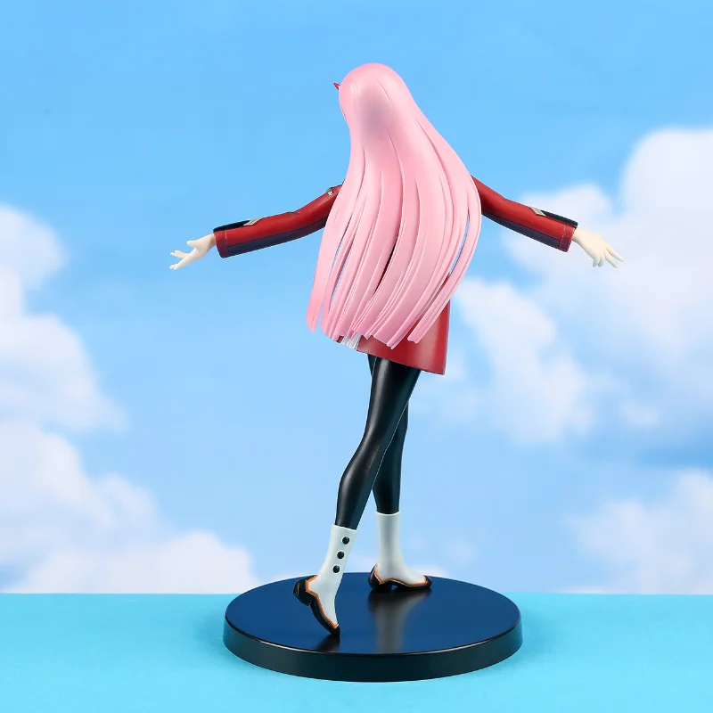 100% Original:Anime Daring in the FRANXX zero two 20cm PVC Action Figure Anime Figure Model Toys Figure Collection Doll Gift