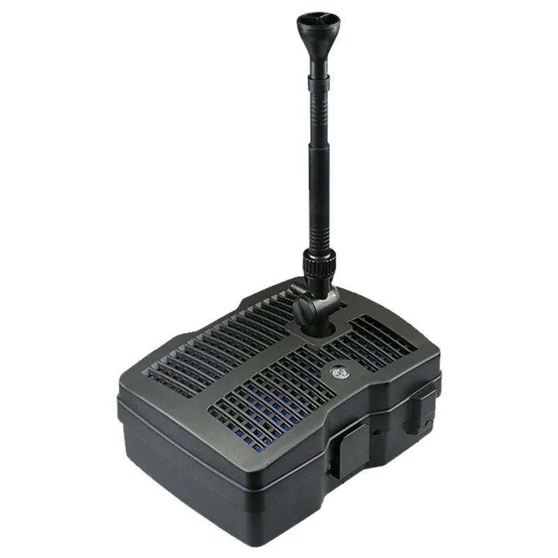 Pond Filter Pump 3‑in‑1 Fishpond Fountain Pump With UV Lamp Filter Aeration Circulation System For Garden Pond Landscape