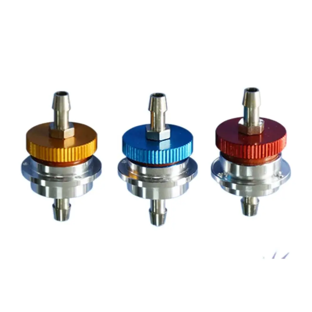 Aluminium RC-brandstofmondstuk voor gasstraalturbine, Quick Connect tankaccessoires CNC-brandstofonderdelen RC vliegtuigtank