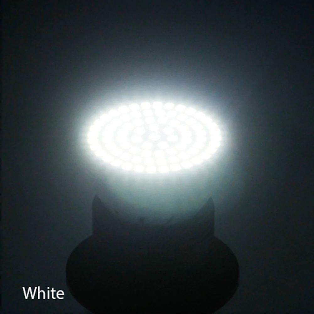 10PCS GU10 LED E27 Lamp E14 Spotlight Bulb 48 60 80leds lampara 220V GU 10 bombillas led MR16 Lampada Spot light