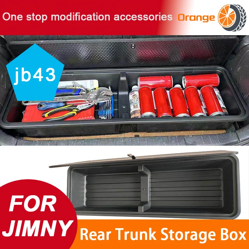 

Rear Trunk Storage Box Plastic Toolbox Organizer For Suzuki Jimny JB33 JB43 1998-2017 Car Accessories