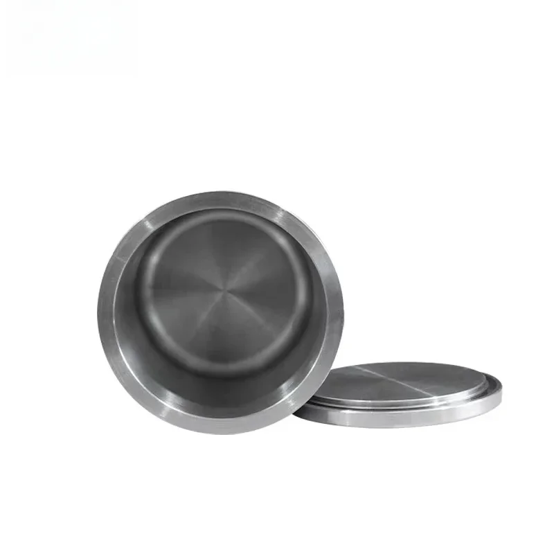 ถังบดสุญญากาศสแตนเลส SUS316 ขนาด 50 มล. พร้อมลูกบดสำหรับเครื่องบดแบบดาวเคราะห์ รูปทรงเรียบเนียน