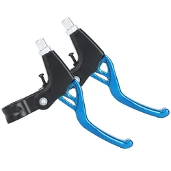 1Pair MTB Brake Levers Ultra Light Aluminum Alloy Cantilever Mountain Bike Bicycle Mechanical Horseshoe V Brake Arms Handle