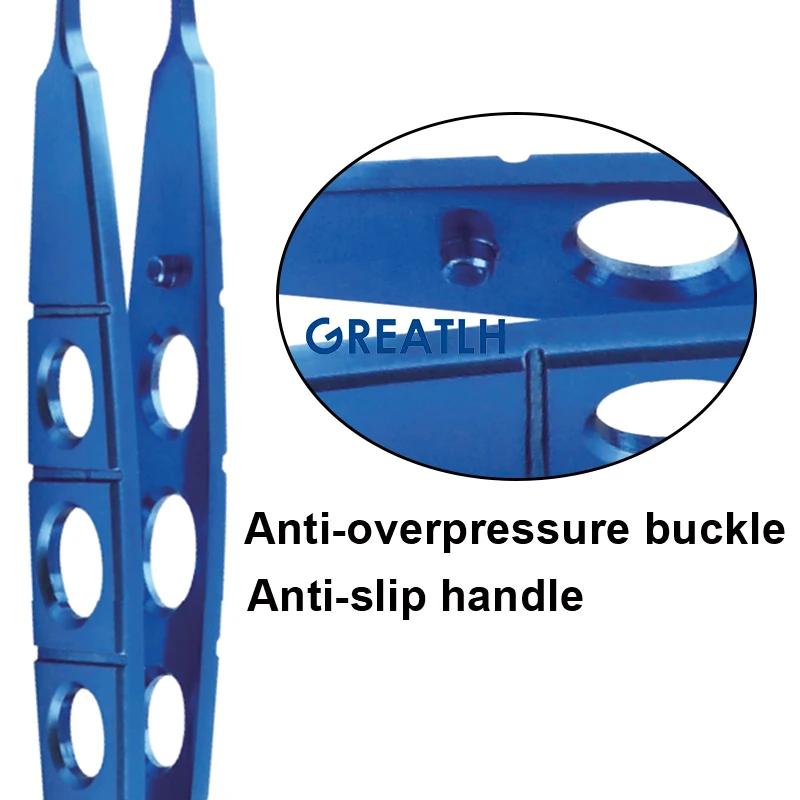 Autoclavable Mcpherson Tying Forceps Clamp Titanium Alloy Eyelid Tools Ophthalmic Instrument