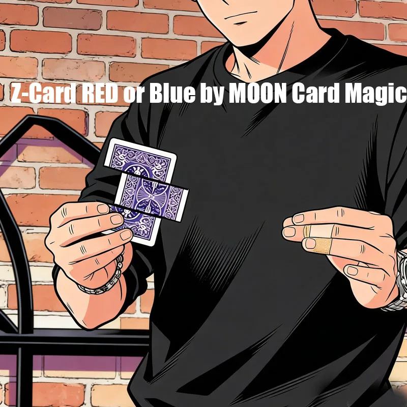 

Карта Z-Card RED или Blue от MOON: Волшебные карты для фокусов, уличные трюки, магия близкого плана, реквизит для фокусников