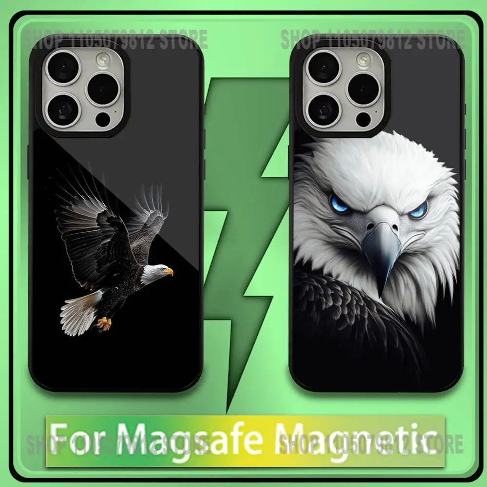 

Eagle Hawk Bird Animal Phone Case For iPhone 16,15,14,13,12,11,Plus,Pro,Max,Mini Soft Magesafe Magnetic Wireless Charge