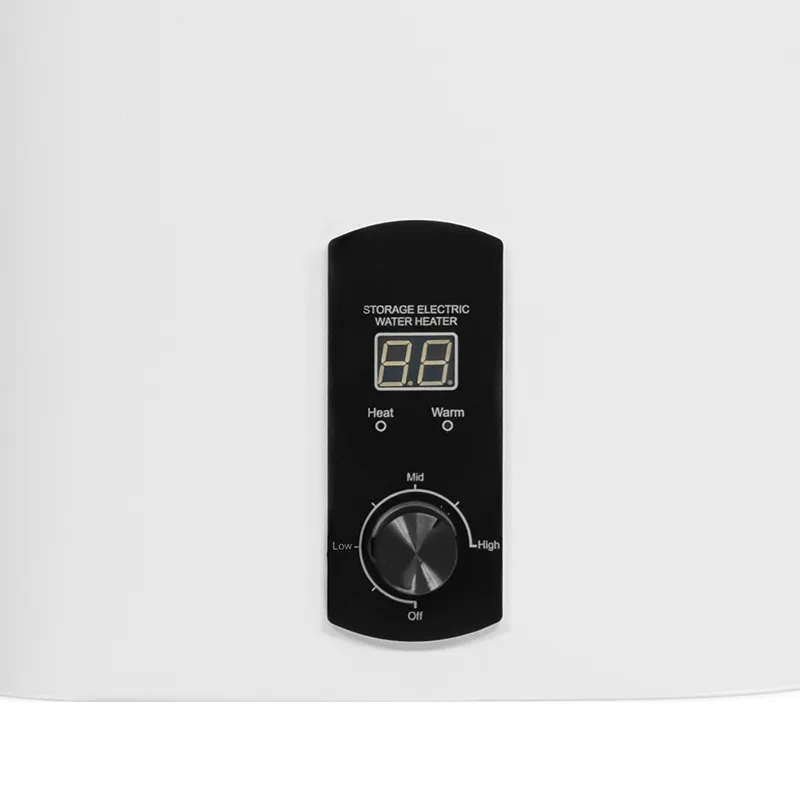 Flat bucket vertical electric water heater double liner bathroom household water storage type