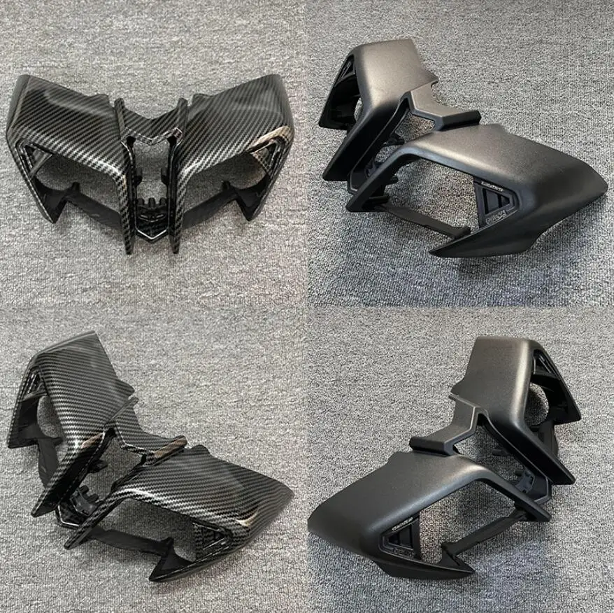 Carbon fiber coating matte black center cover plate fairing for Yamaha FZ-10 MT-10 FZ10 MT10 2016, 2017, 2018, 2019 hood