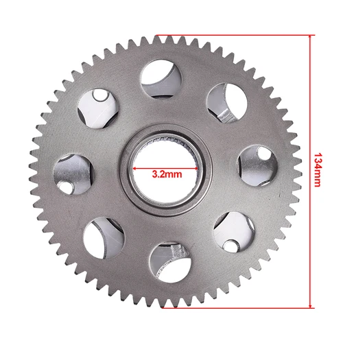 Imagen 2 del producto Conjunto de engranaje de embrague de arranque unidireccional para BMW F650GS F800S 2011-2013 F800ST F800GT F800GS 2009-2015 F700GS K70 F 650/700/800 GS S ST