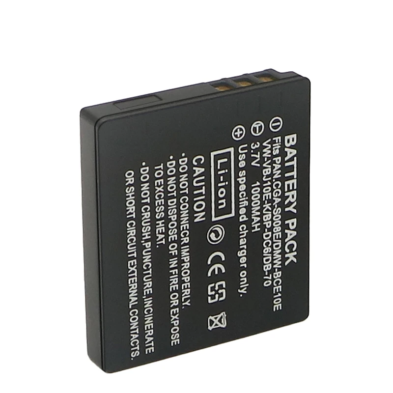 BP-DC6, BP-DC6-E, BP-DC6-U Battery (2-Pack)  for Leica C-Lux 2, C-Lux2, CLux2, C-Lux3, CLux3, C-Lux 3 Digital Camera Batteries