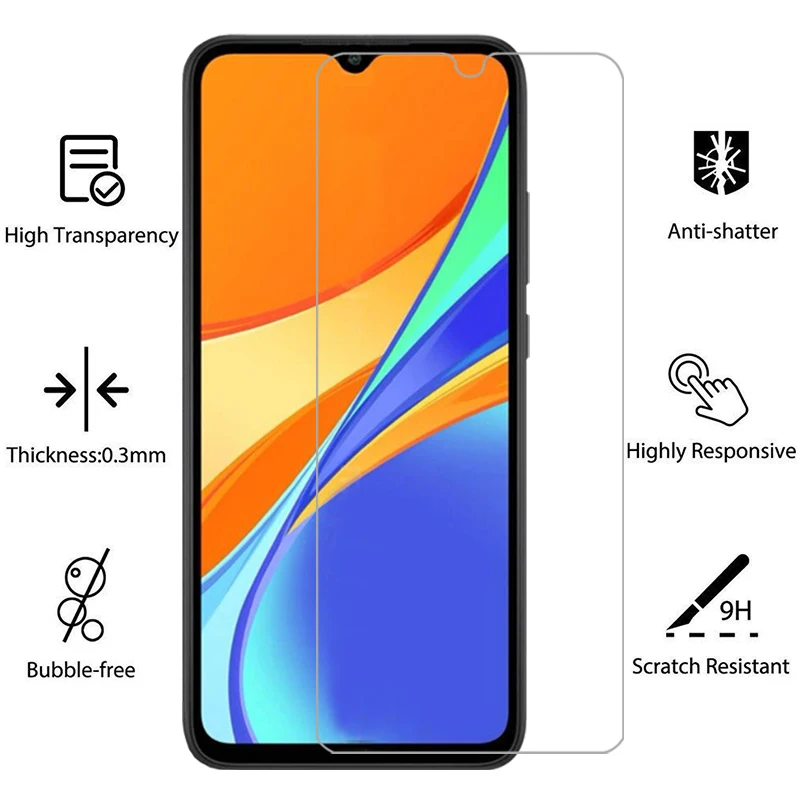 tempered glass for xiaomi redmi 9c nfc phone case on redmi9c 9 c c9 9cnfc back cover xiomi xaomi xioami red mi readmi remi redme