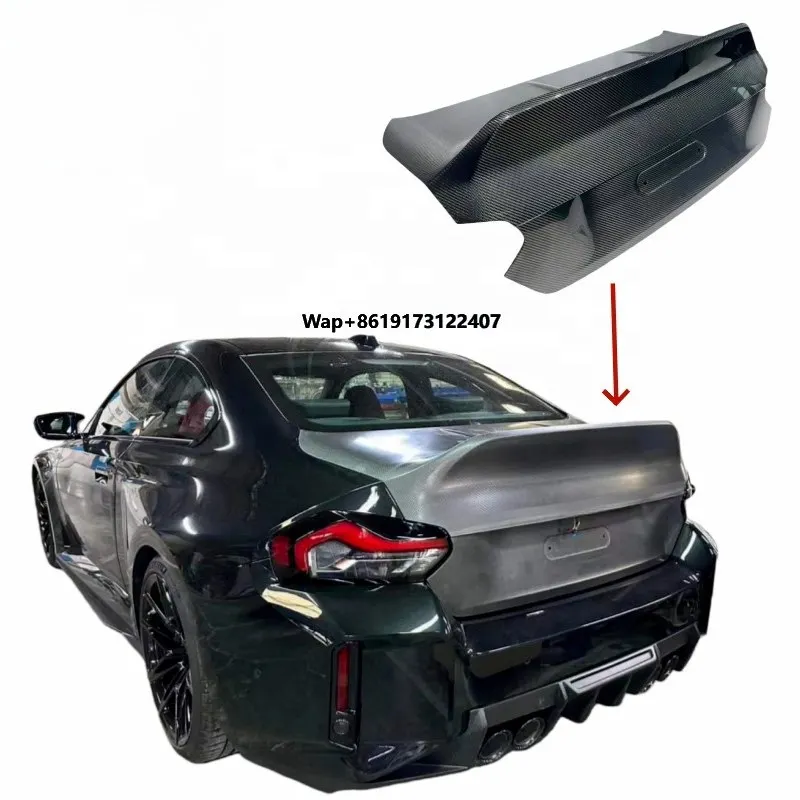

Car Modified Parts CLS Style Carbon Fiber Trunk Rear Bumper Lid Body Kit For M2 G87 Trunk Bumper Spoiler Covers