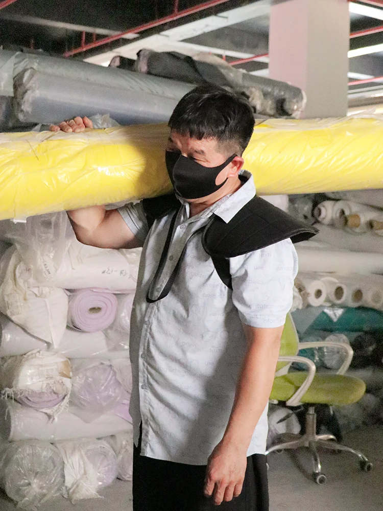 وسادة كتف سميكة للرجال لحماية العمال، متعددة الأغراض وشديدة التحمل، لحمل الحقائب في مواقع البناء #4