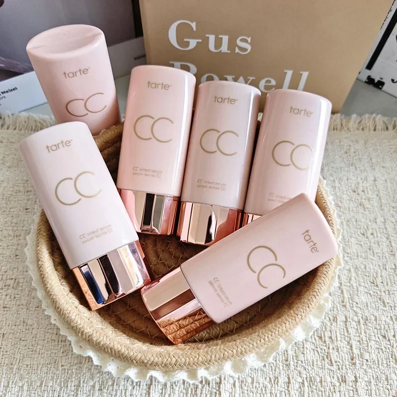Fashion Tarte CC Tinted Serum Color Correcting Tinted Serum Self Adapt Skin Tone Natural Nude Lightweight Coverage Foundation