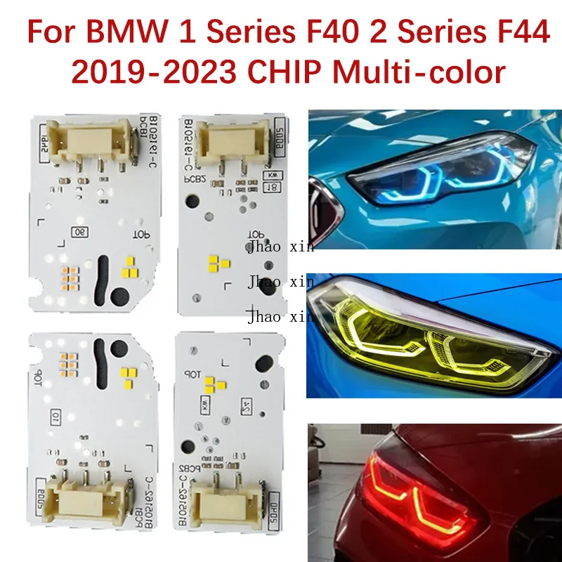 CHIP DRL para faros de coche, Ojos de Ángel multicolores para BMW 1 Series F40 2 Series F44 2019-2023, módulo de Chip de balasto de tira guía de luz