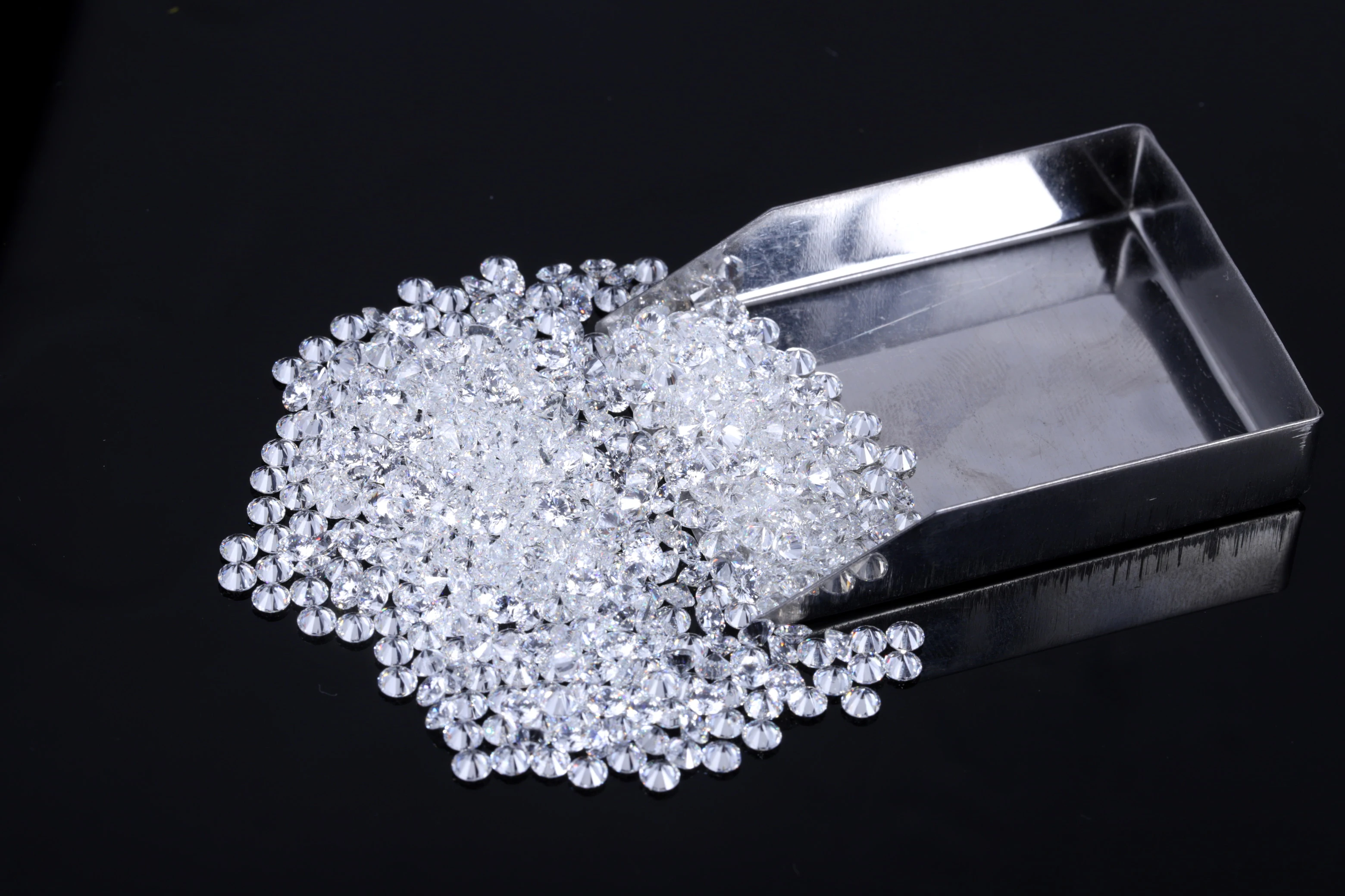 Moissanite Beads Melee Loose Gemstones DEF VVS Moissanite Round Brilliant Cut Diamond Price per Carat Hot Sale 2023 4