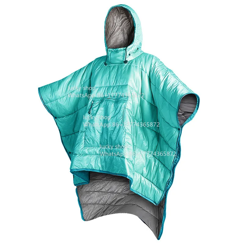 Wearable Cape Adult Sleeping Bag Outdoor Ultra-light Down Cotton Winter Thickened Dirty Sleeping Bag