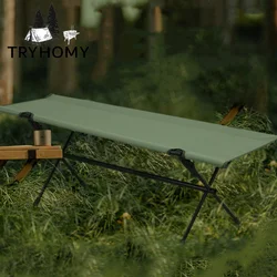 Camping Lightweight Chair Portable Outdoor Double Long Chair Folding Stool Aluminum Alloy Tactical Stool Camping  Chair